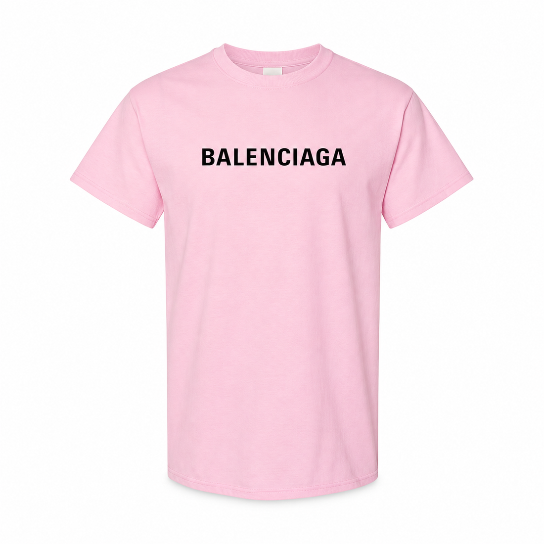 Youth Kids Balenciaga Cotton T-Shirt pink main front view