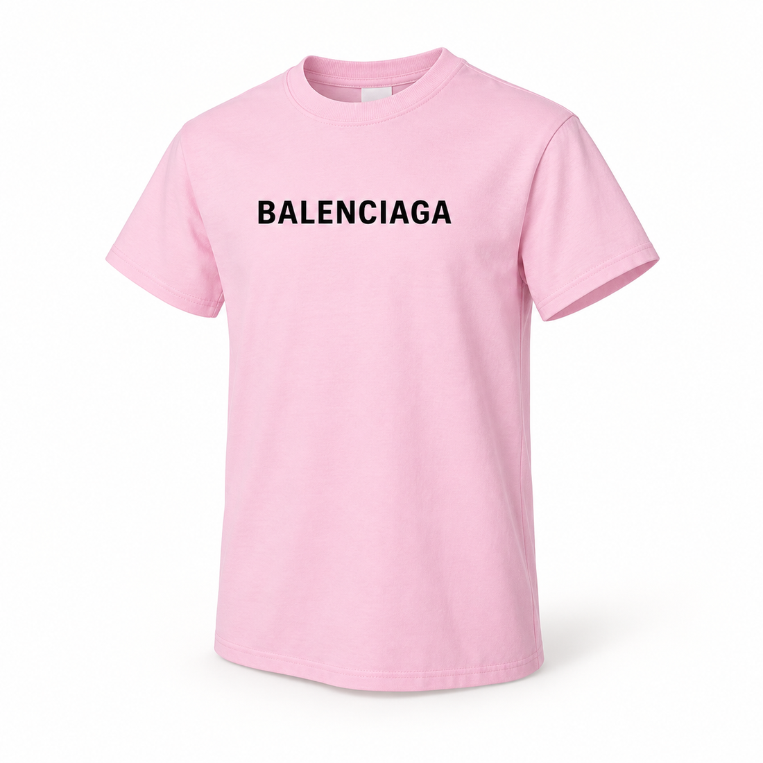 Youth Kids Balenciaga Cotton T-Shirt pink alternate angle