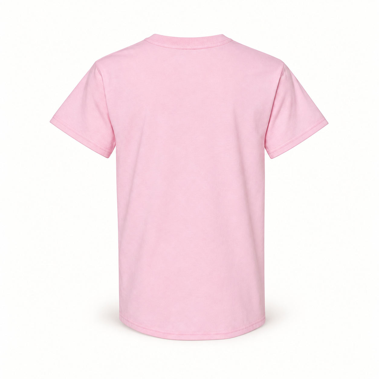 Youth Kids Balenciaga Cotton T-Shirt pink rear view