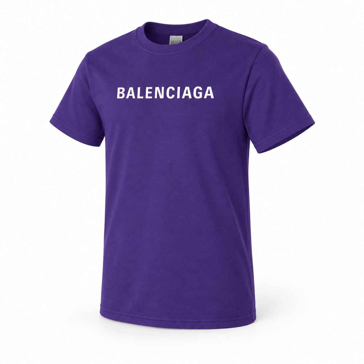 Youth Kids Balenciaga Cotton T-Shirt purple alternate angle