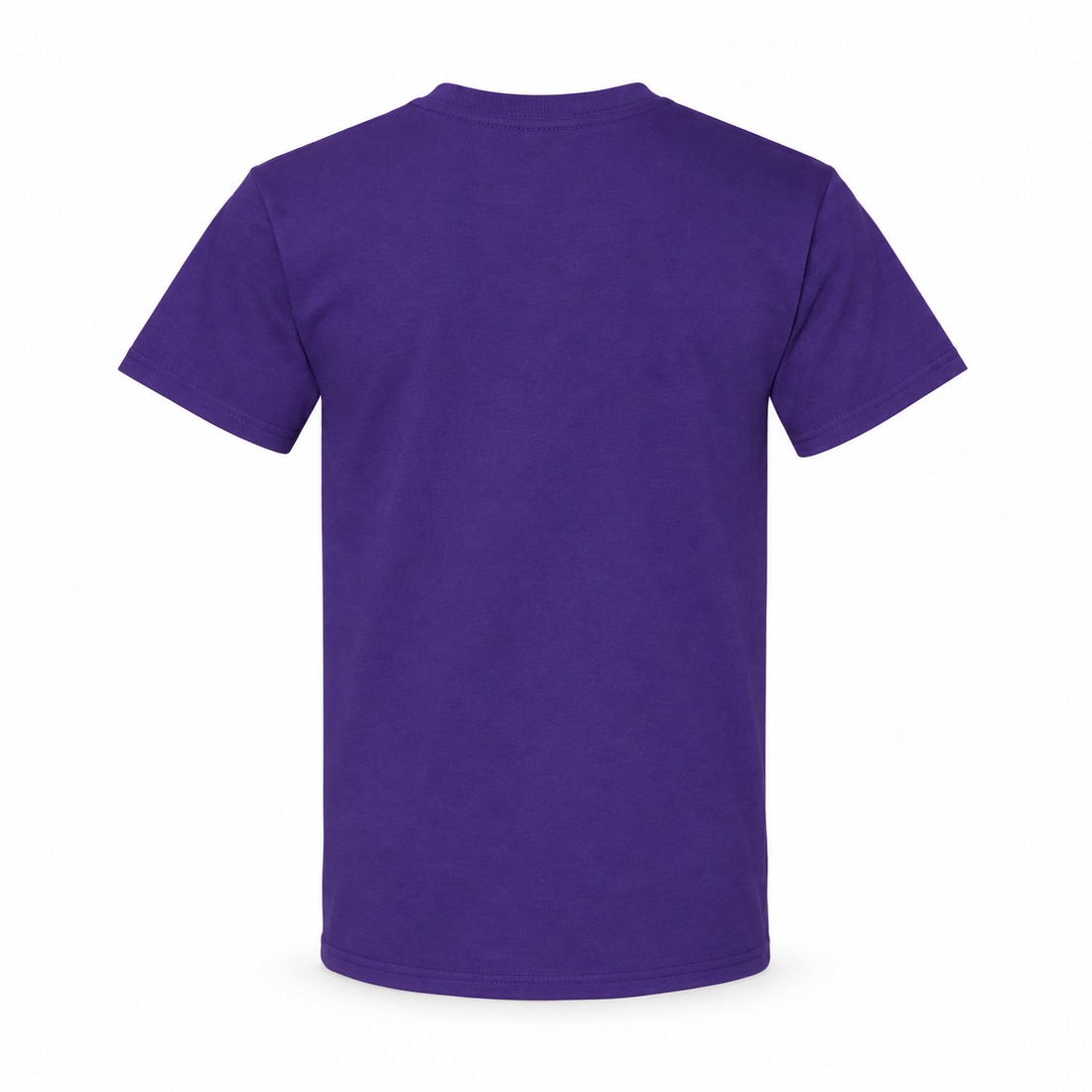 Youth Kids Balenciaga Cotton T-Shirt purple rear view