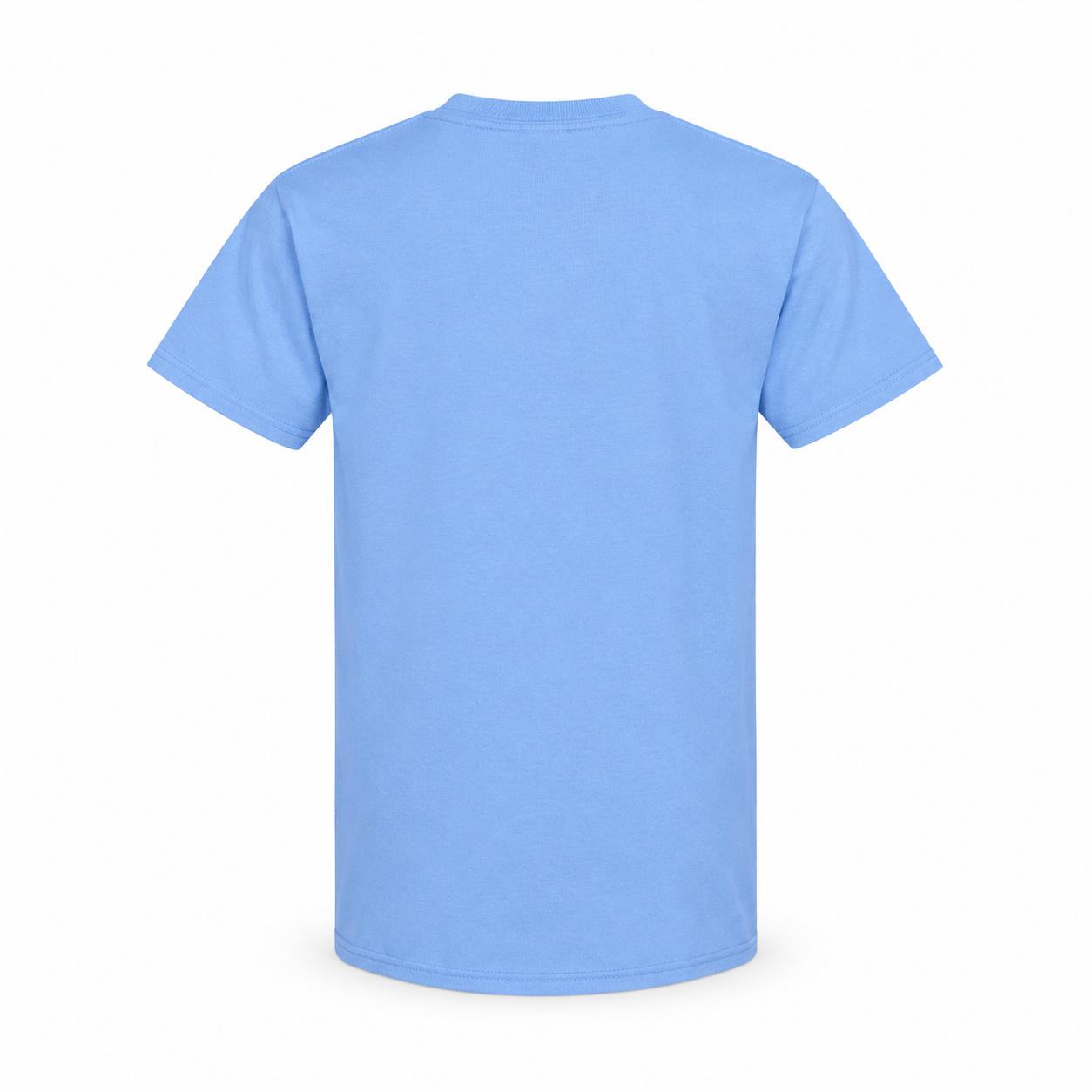 Youth Kids Balenciaga Cotton T-Shirt sky blue rear view