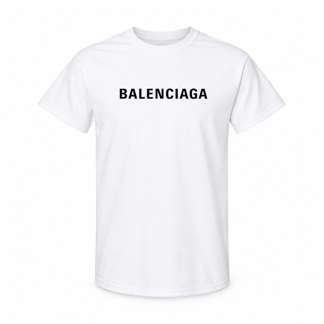 Youth Kids Balenciaga Cotton T-Shirt white main front view