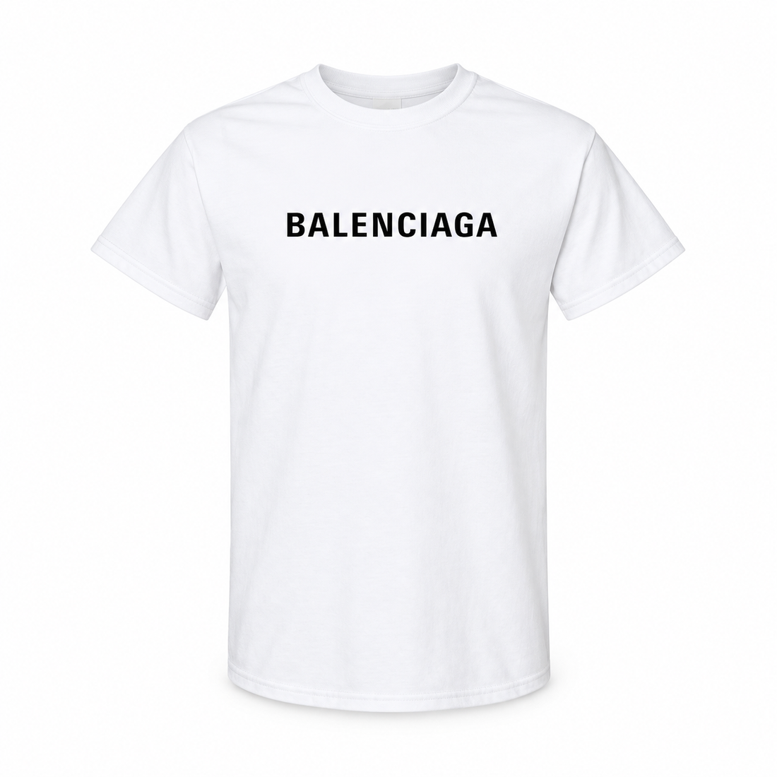 Youth Kids Balenciaga Cotton T-Shirt white main front view