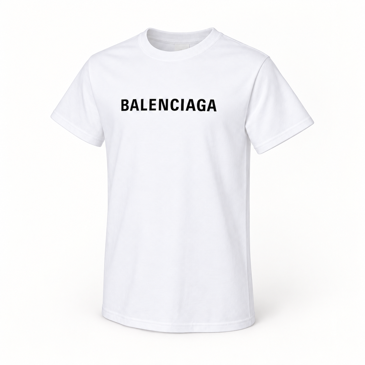 Youth Kids Balenciaga Cotton T-Shirt white alternate angle