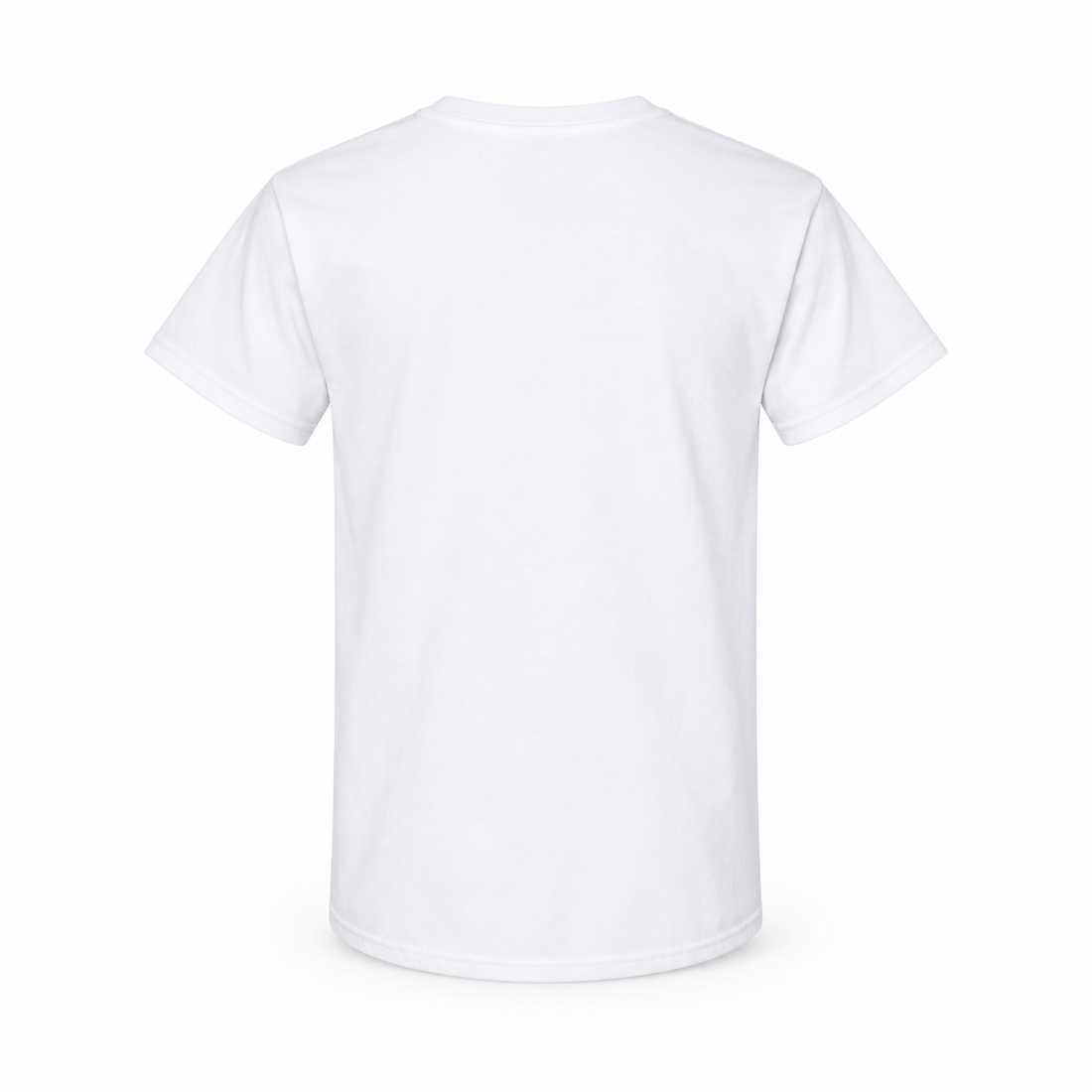 Youth Kids Balenciaga Cotton T-Shirt white rear view